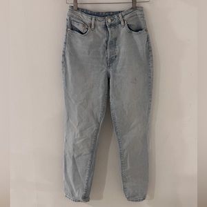 H&M high rise mom jean